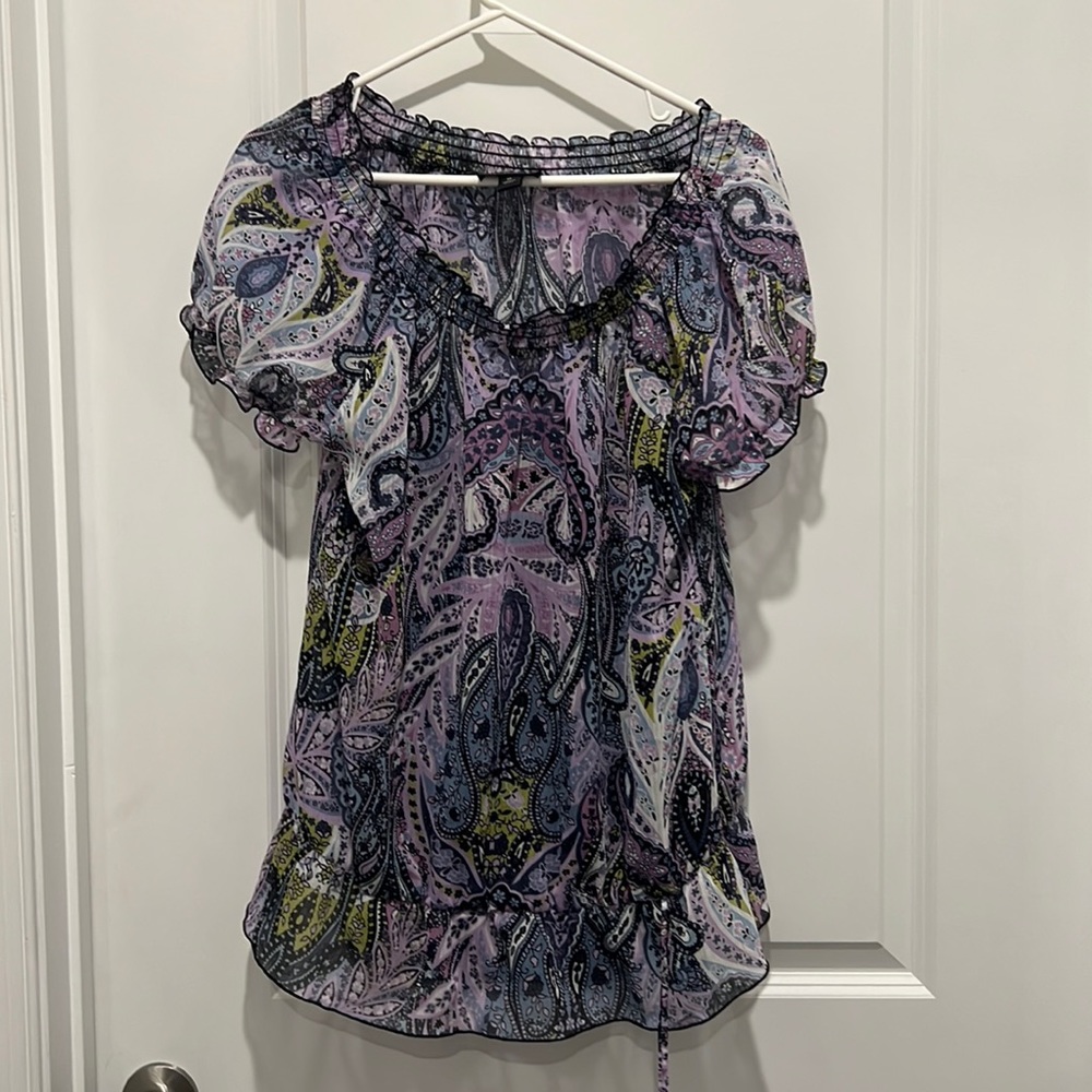 Byer California Bohemian Sheer Top Women’s Size XL